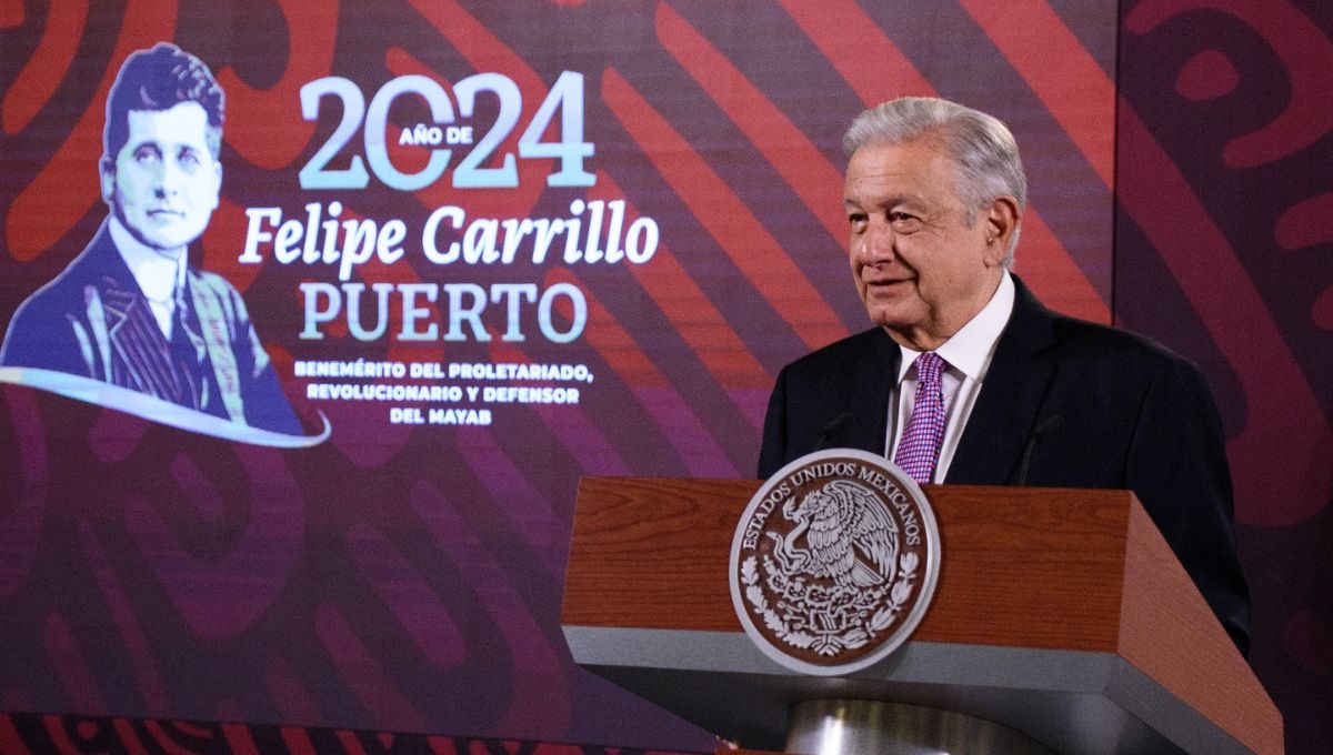 Andrés Manuel López Obrador encabeza este jueves 18 de abril, la conferencia mañanera desde Palacio Nacional