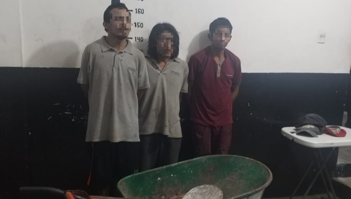 Los tres hombres quedaron en el Cuartel Morelos de Tizimín