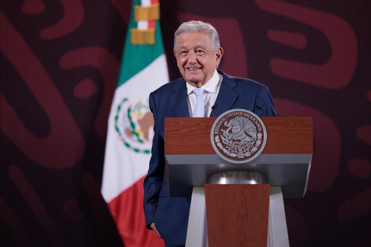 Andrés Manuel López Obrador encabeza este miércoles 24 de abril, la conferencia mañanera desde Palacio Nacional