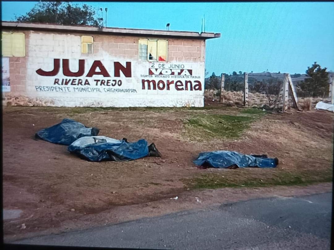 Enfrentamiento armado en Chignahuapan, Puebla, deja cuatro policías muertos