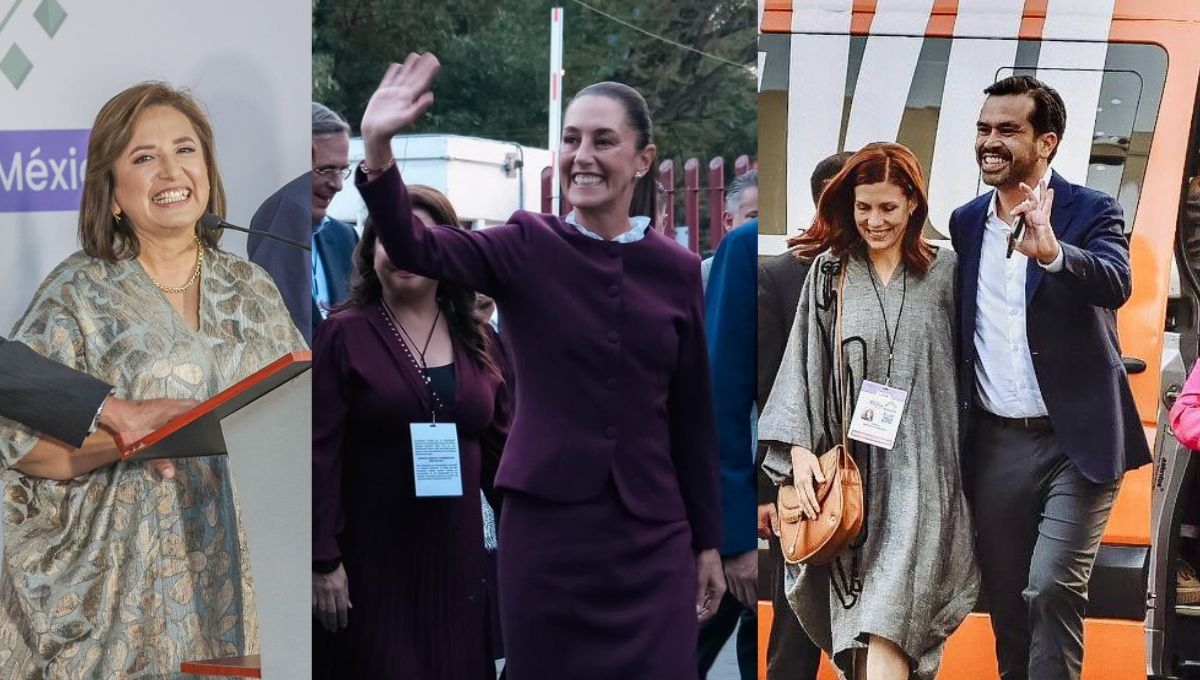 Xóchitl Gálvez, Claudia Sheinbaum y Jorge Álvarez Máynez participaron en el segundo debate presidencial