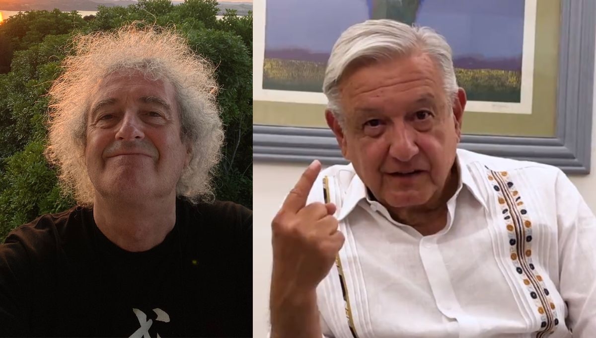 ¿Por qué Brian May estaba viendo a AMLO?