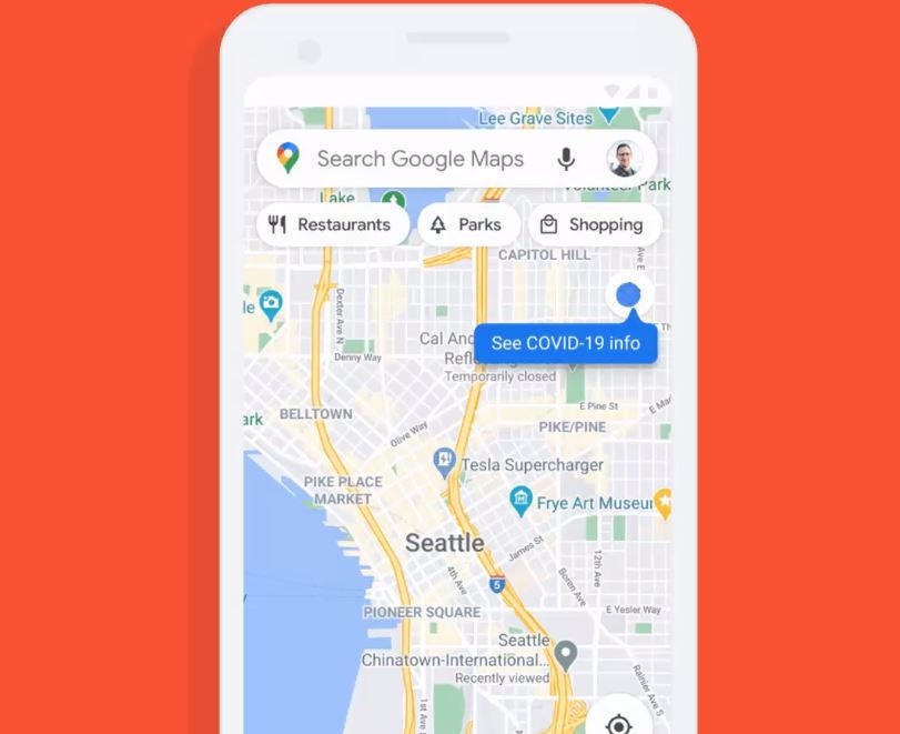 Google Maps lanza herramienta que muestra nivel de contagios por zona